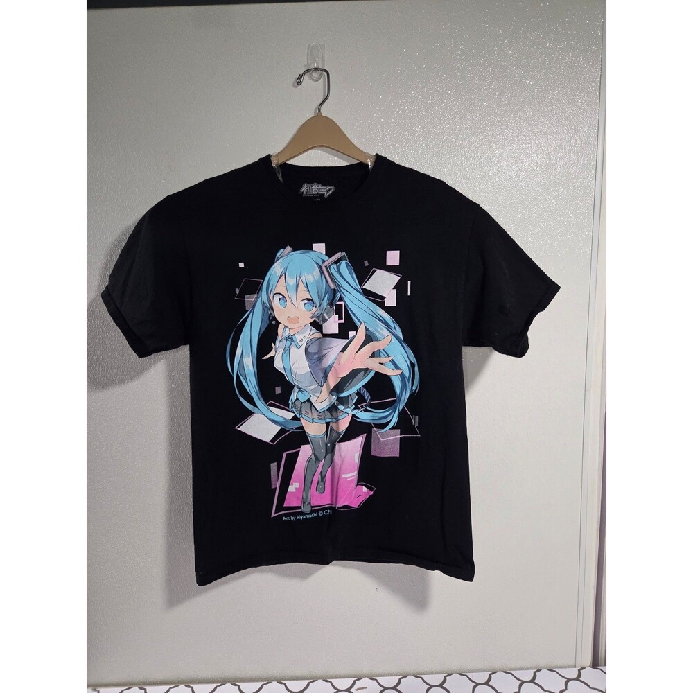 Hatsune Miku Panel T-Shirt Hot Topic Large Black